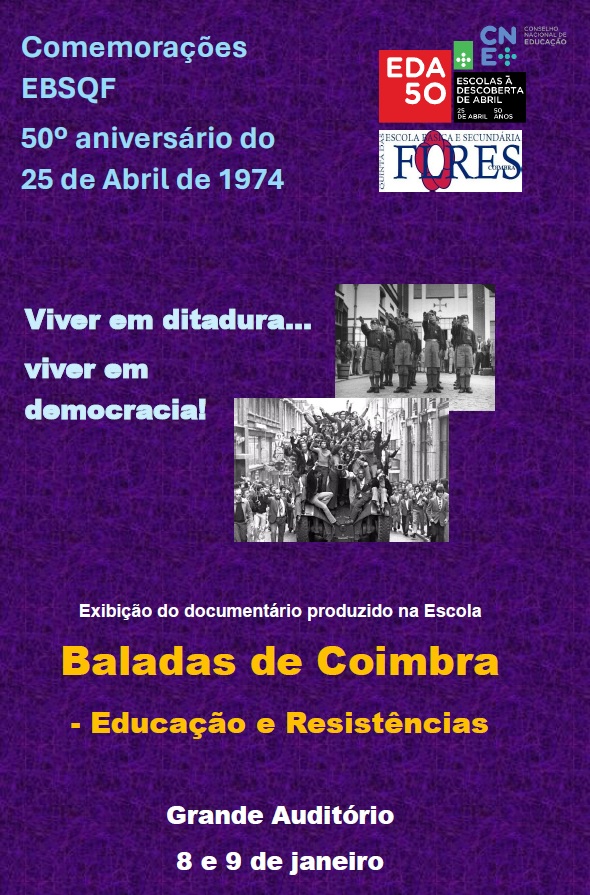 Documentário EBSQF sobre a Ditadura e a Democracia para todas as turmas