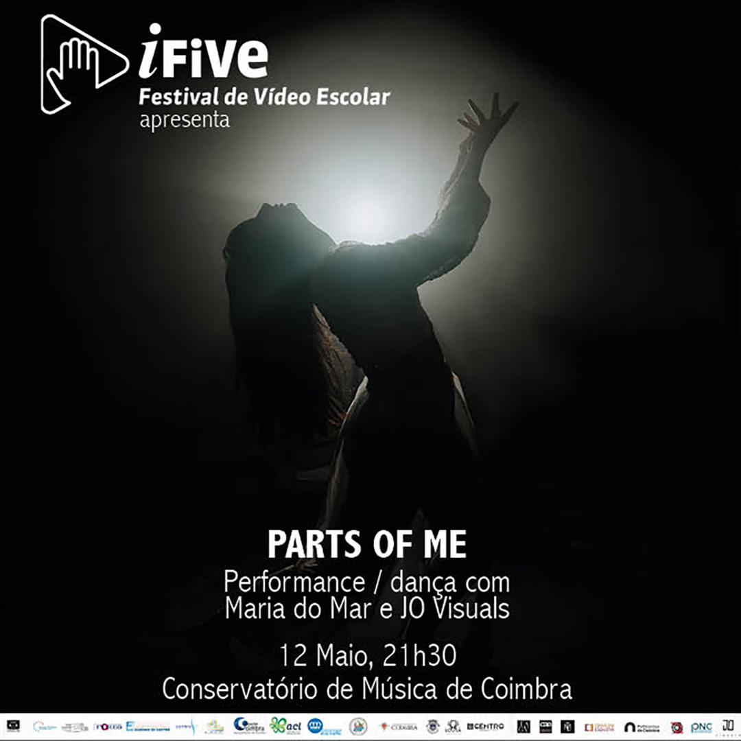 “Parts of Me”, performance / dança com Maria do Mar e JO visuals