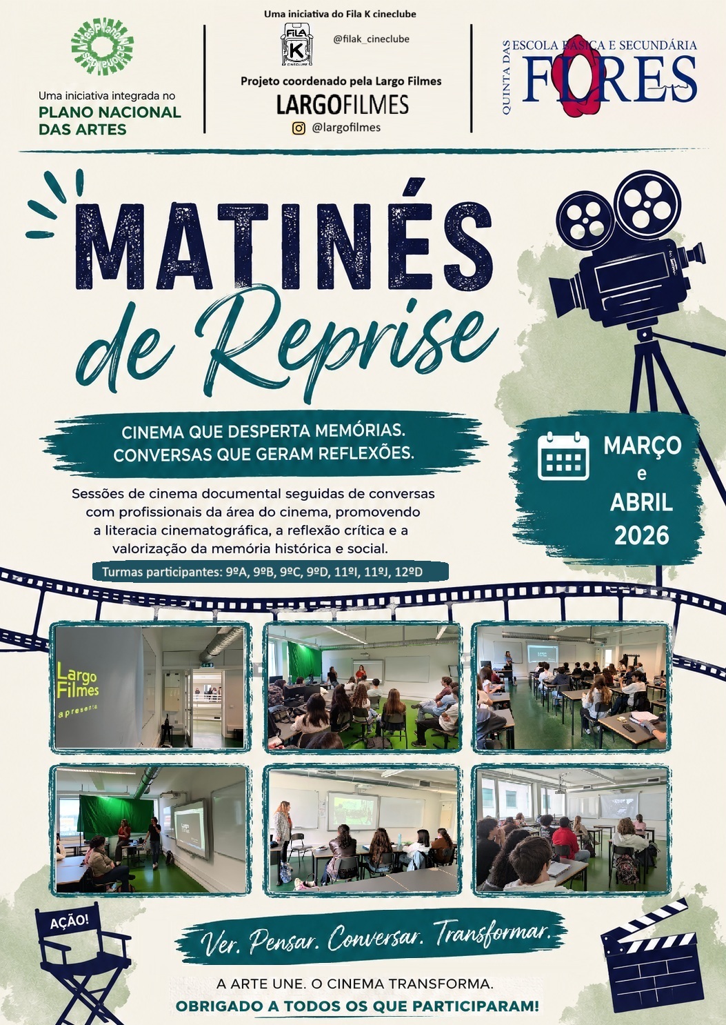 Plano Nacional das Artes – “Matinés de Reprise”